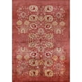thumbnail image 1 of Ahgly Company Machine Washable Indoor Rectangle Industrial Modern Sunrise Orange Area Rugs, 2' x 5', 1 of 7