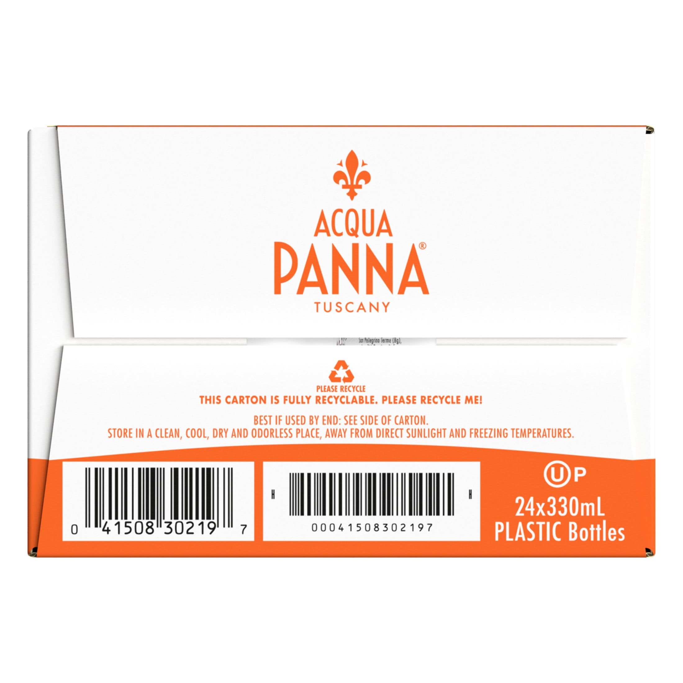 Acqua Panna Natural Spring Water, 11.15 fl oz Plastic Water Bottles, 24 Count