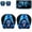 B#ghost face headrest covers, variant on 2 Pack Novelty Ghost Face Car Headrest Covers for Cars, Upgraded Snug Fit Auto Seat Protector, Soft Breathable Polyester Holiday Vehicle Interior Decor Accessories for Cars Trucks SUVs