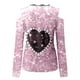 thumbnail image 4 of Camisas Para Mujer Moda Cuello en V Manga Larga Hombro Frío Camiseta Otoño Impresión Blusa de Encaje Tops Odeerbi ODB124326, 4 of 4