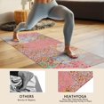 thumbnail image 4 of Pioneer Flower Floral Print Pattern Hot Yoga Mat Towel Non Slip for Hot Yoga - Quick-Drying Yoga Mat Cover with 4 Corner Pockets with Travel Bag - Hot Yoga Towel Non Slip 70"x26", 4 of 6