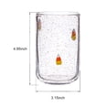 thumbnail image 2 of 16 oz Bubble DOF Old Fashioned Drinking Glasses with Candy Corn Charms 1pc, 2 of 4