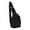 Black, variant on Anckoeil Canvas Sports Bag Shoulder Bag Outdoor Multifunctional Chest Bag