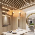 thumbnail image 4 of Bamboo Pendant Light Fixture Ceiling Lighting Fixture for Farmhouse, 4 of 8