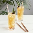 thumbnail image 6 of Viski Stainless Steel Cocktail Straws, Drinking Straws, Set of 4, Copper, 6 of 6