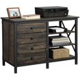 thumbnail image 6 of Pemberly Row Small Credenza in Engineered Wood-Carbon Oak, 6 of 15