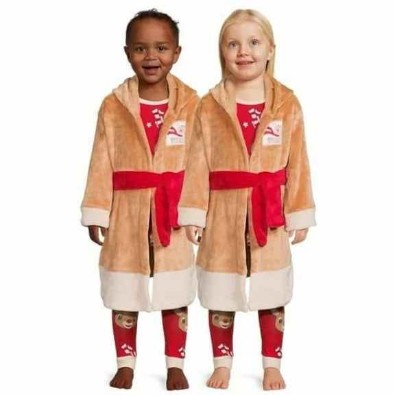 Rudolph the Red Nosed Reindeer Pajamas and Robe Set, 3-Piece 4T