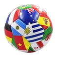 thumbnail image 2 of Outdor Size 5 World International PVC Training Football For Kids Youth Adults Theme Party, 2 of 6