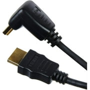 HDMI Cable with 1 Right Angle Connector, 6ft