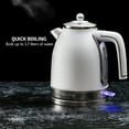 OVENTE Electric Stainless Steel Hot Water Kettle 1.7 Liter Victoria