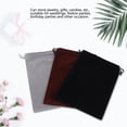 thumbnail image 2 of LNGOOR 3-Pack Flocking Cloth Drawstring Pouches with Dust-Proof Storage Bags for Protecting Jewelry  Gifts  Candies  and Phones from Dust and Scratches, 2 of 9