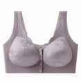 thumbnail image 2 of Levmjia Wireless Bralette For Women Front Closure Seamless Solid Color Comfort Bras No Underwire Breathable Sleep Yoga Everyday Wear T Shirt Bra, 2 of 3