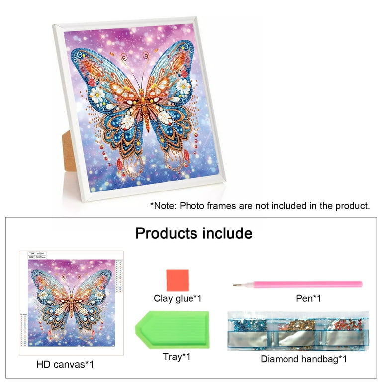 Fantasy Butterfly Diamond Art Painting Kit - Walmart.com