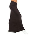 thumbnail image 2 of 24/7 Comfort Apparel Womens Comfortable Foldover Maxi Skirt, 2 of 4