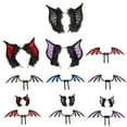 thumbnail image 6 of Bat Ears Wing Headbands Fashionable Gothicism Headpiece Role Playing Headgear for Stylish Women and Party Enthusiasts, 6 of 8