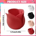 thumbnail image 4 of YardChic Gardening Plastic Pot for Plants, Rose-Shaped Succulent Pots, 3D Printed Rose Planter, Mini Flower Pot for Succulents and Small Plants, Artistic Decor for Desktop and Home, 4 of 4