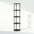 Furinno Turn-N-Tube 5 Tier Multipurpose Corner Display Rack Shelving ...