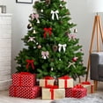 thumbnail image 4 of 5 Rolls Christmas Ribbon 1.5 inch Wide Decorative Ribbon for Gift Wrapping and Holiday Decorations Cherry Blossoms Pattern, 4 of 7