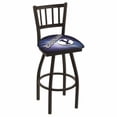 thumbnail image 3 of Central Michigan 36 Inch L018 Black Wrinkle With Jailhouse Back Bar Stool, 3 of 7
