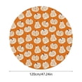 thumbnail image 3 of Dmlomu Thanksgiving Round Table Cloth, 47in Waterproof Table Cover, Wipeable No-Wash Fall Decorations for Home Dining Table Decor Holiday Party, 3 of 6