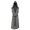 Gray, variant on Sleeveless Assassin Cloak Robe, Sleeveless Hooded Medieval Rogue Tunic Dress, V Neck Belted Sleeveless Hooded Cloak Robe for Larp Assassin Fantasy Cosplay, Multi Color Warrior Costume, Army Green XXL