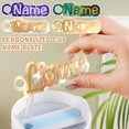 thumbnail image 4 of Personalized Cup Name Plate Custom 40oz Water Cup Nameplate Accessories; C5C9, 4 of 7