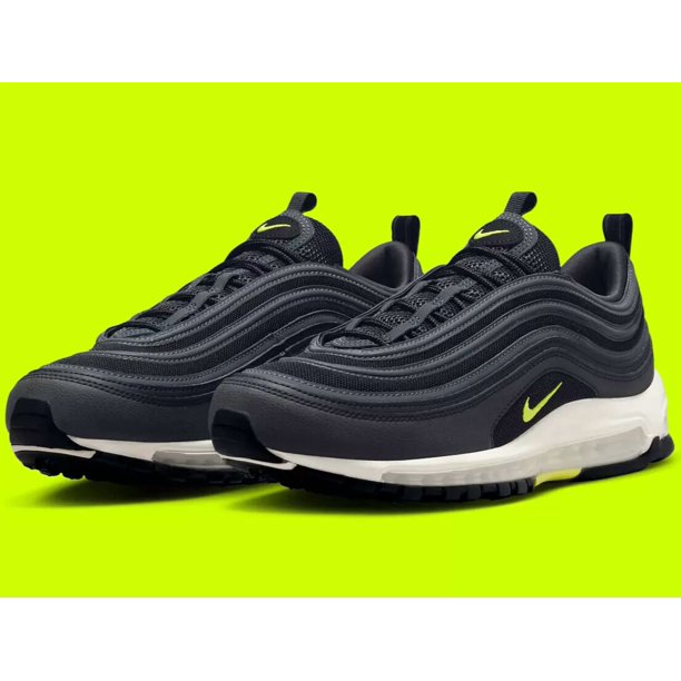Nike Air Max 97 Black Volt Mens US Sizes 11 Casual Shoes Sneakers New ??