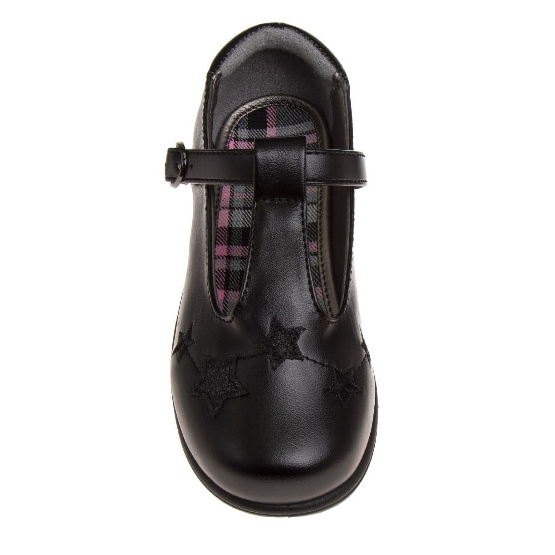 French Toast Little Kids Girls' Faux Leather Buckle School Shoes - Black, Size: 12