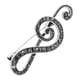 thumbnail image 2 of Broche de nota musical con diamantes de imitación para mujer, 2 of 8