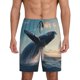 thumbnail image 1 of Fotbe Dancing Whale Pantalones Cortos de Pijama para Hombre, Ropa de Dormir, Pantalones de Pijama Cortos para Hombre-XX-Large, 1 of 6