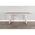 thumbnail image 4 of Pemberly Row Coastal 84" Wood Counter Height Table in Taupe Off White, 4 of 9