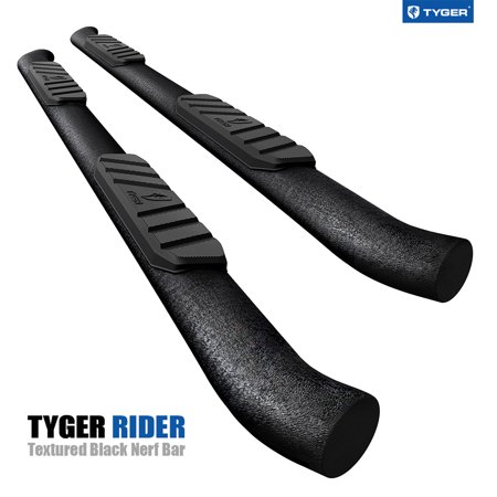 Tyger Auto TG-SS2C35018 Running Boards Fit 2007-2018 Chevy Silverado / GMC Sierra 1500 ; 2007-2019 2500 / 3500  Crew Cab Only  3.5" Wide  Textured Black  Side Step  Nerf Bars