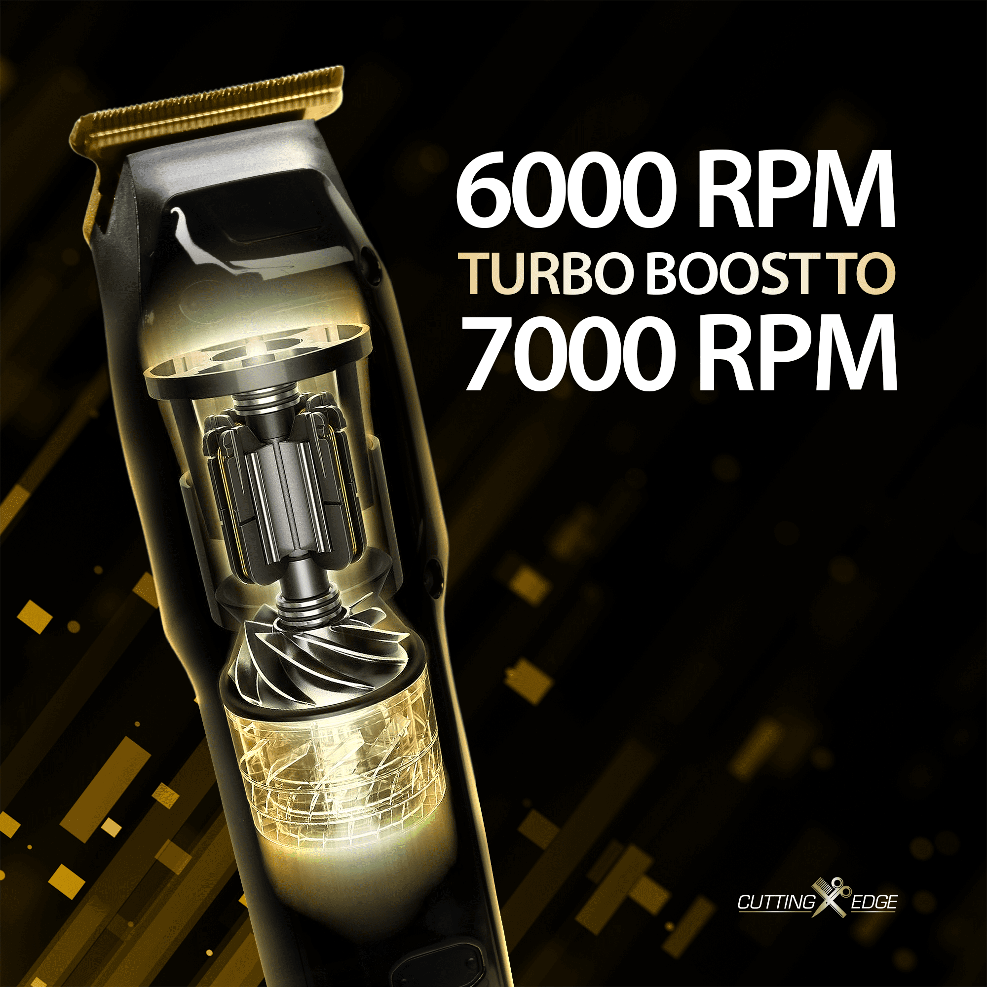 Cutting Edge Rechargeable LCD T-Blade Electric Shaver for Men, Hair & Beard Grooming Kit