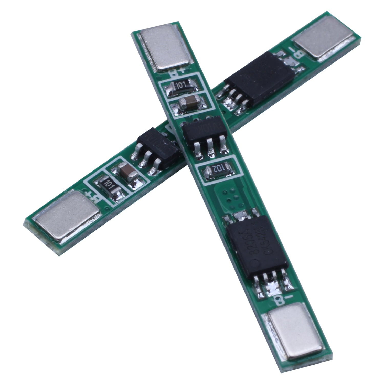 10 pcs 1S 3.7V 4A li-ion BMS PCM 18650 Battery Protection Board PCB for 18650 Lithium ion li Battery Double MOS
