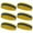 Golden Yellow / Blue / Golden Yellow, variant on Couver Sports Terry Cloth 2 Colors Stripes Head Sweatband - 6 Pieces Pack (Color in Random)