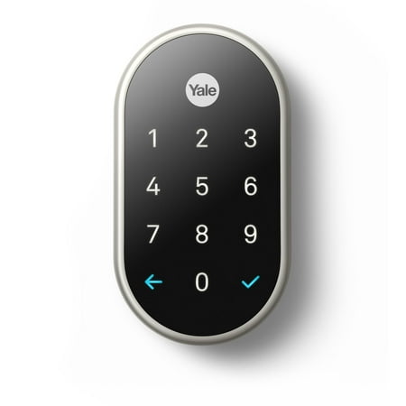 Nest x Yale Lock (Satin Nickel) with Nest Connect