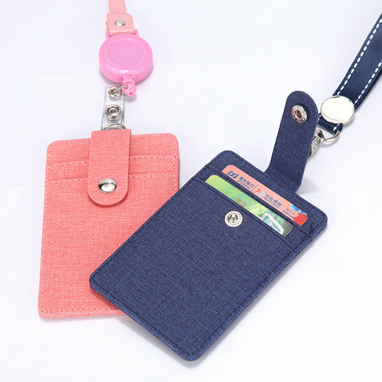 Bags, Pink Retractable Id Holder