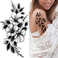 thumbnail image 1 of DPTALR Sketch Tattoos Stickers Abstract Stickers Rose Flowers, 1 of 2