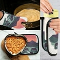 thumbnail image 5 of Yayeee Oven Mitts and Pot Holder Set of 2 Heat Resistant Kitchen Gloves Baking Hot Pad, Abstract Elephant, 5 of 5