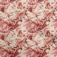 thumbnail image 1 of oneOone Cotton Poplin Red Fabric Abstract Fabric For Sewing Printed Craft Fabric By The Yard 56 Inch Wide, 1 of 5