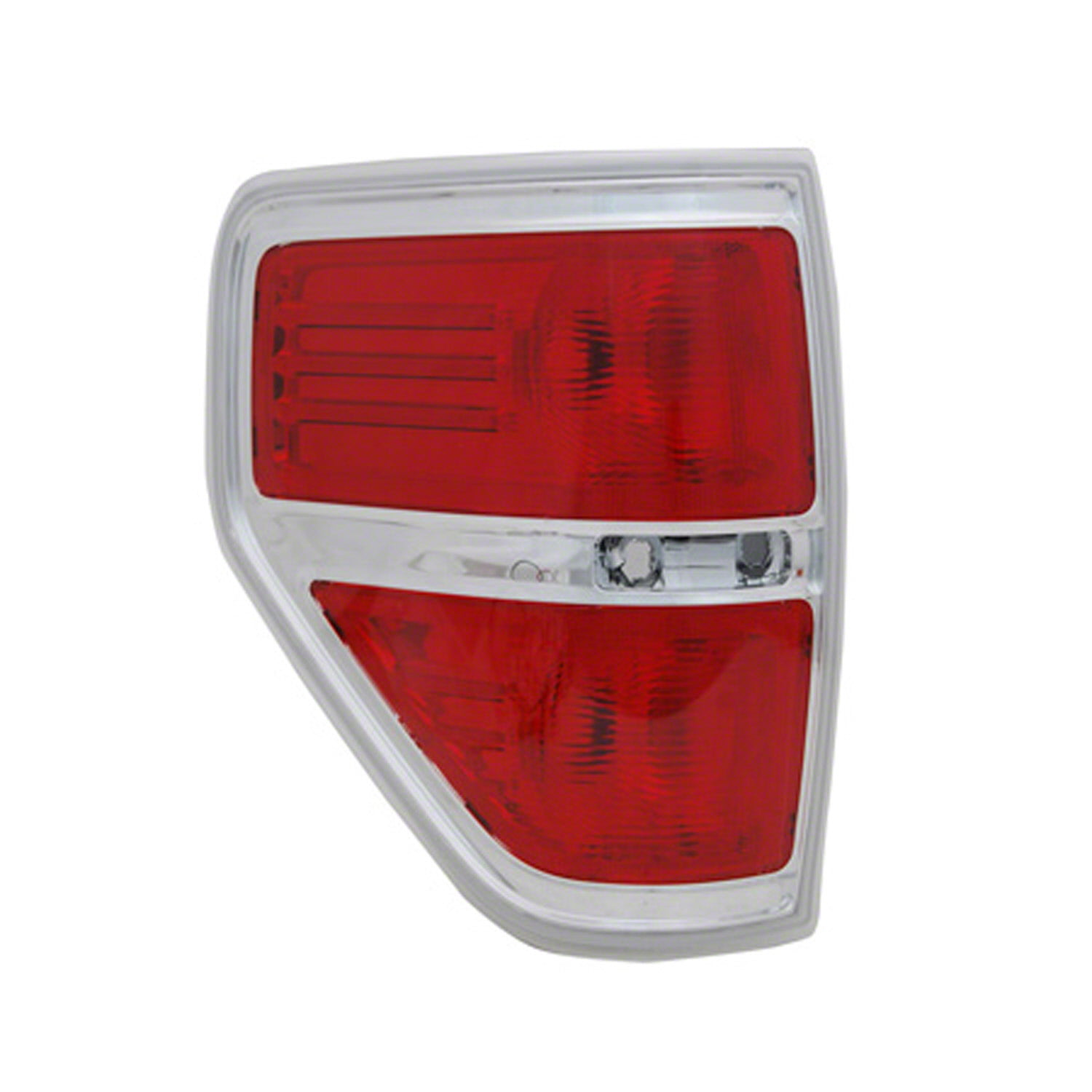 Tail Light Assembly Compatible with 2015-2017 Ford F-150 Clear & Red Lens CAPA Driver Side 