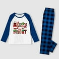 thumbnail image 2 of Festive Family Matching Christmas Pajamas Set with Merry and Bright Design, Sizes NB to 6XL with Pet Outfit, 2 of 7