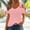 Pink, variant on Olyvenn Fashion Womens Tops Summer Off The Shoulder Spring Fashion Short Sleeve T Shirt Basic Tees Sexy Dressy Casual Blouse Black L