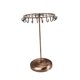 thumbnail image 3 of Soporte giratorio para joyería, soporte para presentación de joyería para pendientes, muestra anillo de joyería Marrón, 3 of 8