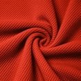 thumbnail image 6 of Quarter Zip Sweatshirt Boys Girls Waffle Casual Loose Fashion Fall Winter Tops Lapel Long Sleeve Pullover (9Years, Red), 6 of 7