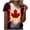 Multicolor 2, variant on Fewfanhot Women's Canada Day Maple Leaf Print T-Shirt, Crew Neck Patriotic Short Sleeve Tee, Casual Summer Loose Fit Top, S-3XL