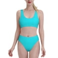 thumbnail image 2 of Picia Aqua Women's High Waisted Bikini Scoop Neck Swimsuit Two Pieces Bathing Suit-X-Large, 2 of 8