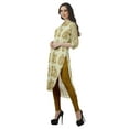 thumbnail image 4 of Moomaya Kurti en Coton à Col Mandarin pour Femmes, Longueur Genou, Imprimées, Robes Grande Taille, 4 of 6