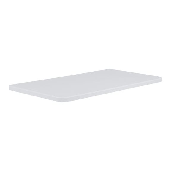 Dining Table Cover, 30X48 In, Stretch Fabric, Table Cover Rectangle, Family Gatherings, Bright White, 1 Pc