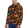thumbnail image 2 of Hoodies for Men - Autumn Hedgehog and Fox Cute Long Sleeve Comfrt Men'S Fashion Hoodies & Sweatshirts, Sweatshirts for Men Hoodies Pullover Clothing Clothes with Pouch, 2 of 7
